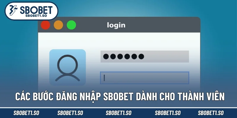 Các bước đăng nhập Sbobet dành cho thành viên