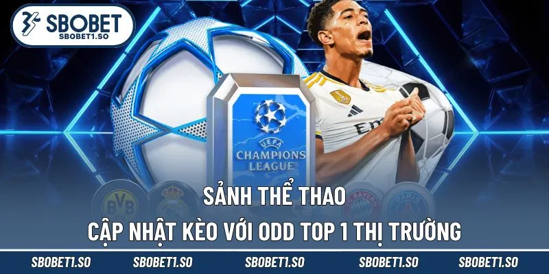 Sảnh thể thao cập nhật kèo với odd top 1 thị trường